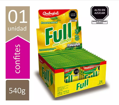 Caramelo Full Limón x 24 UND